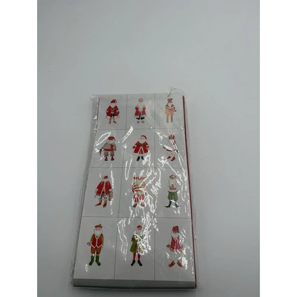 IKEA YRSNO Santa Around The World Gift Bags 12-Pk New In Package 4.75